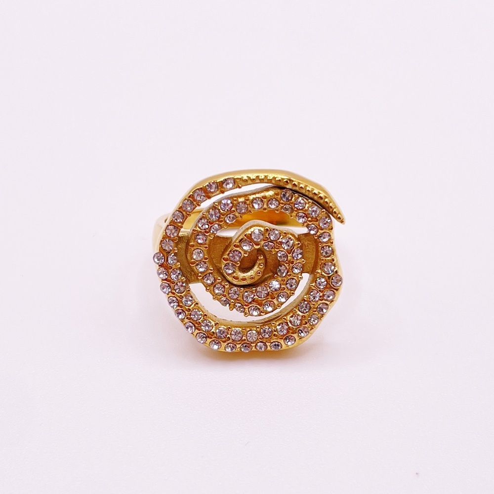 STAINLESS STEEL SPIRAL ADJUSTABLE RING